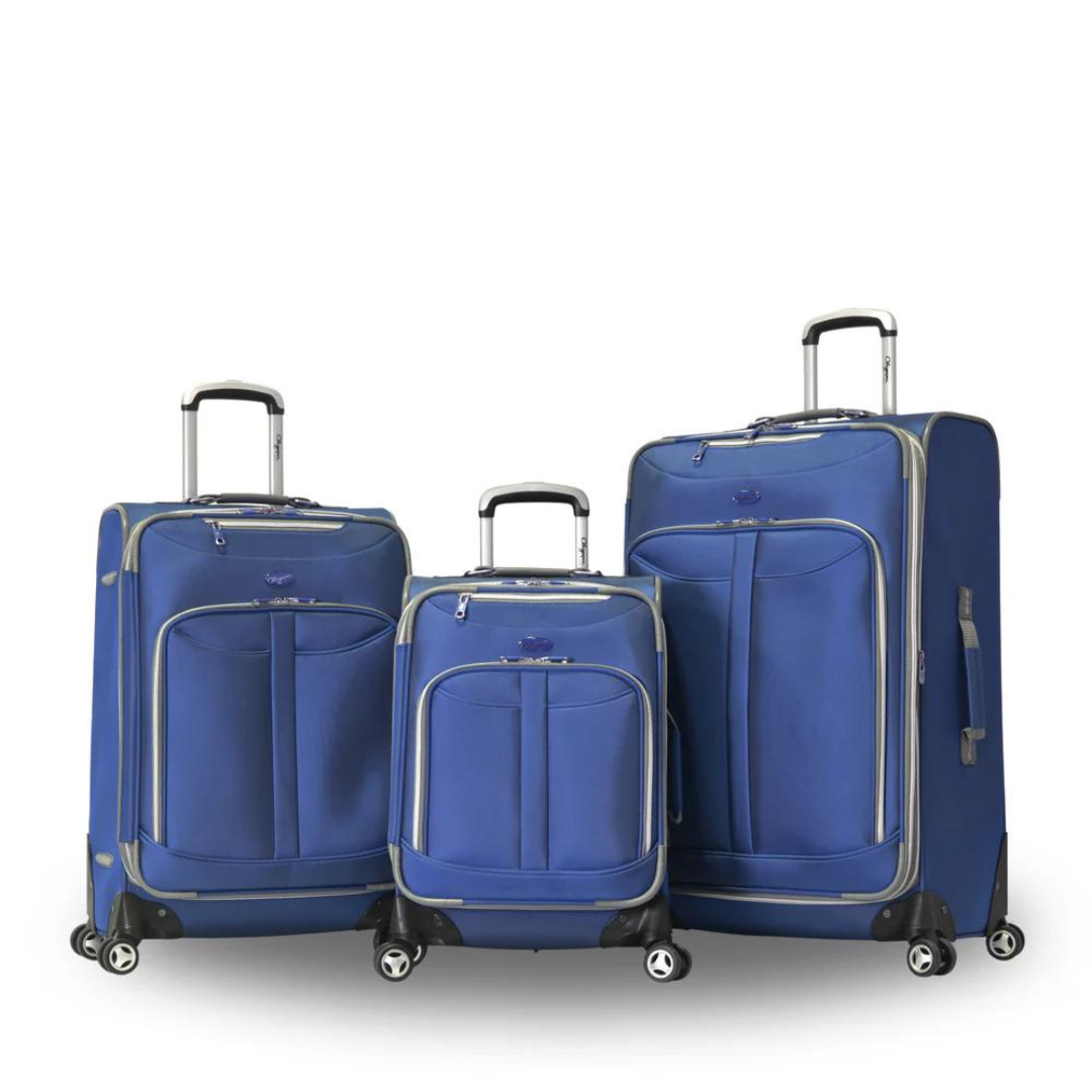 Expandable luggage with wheels on sale