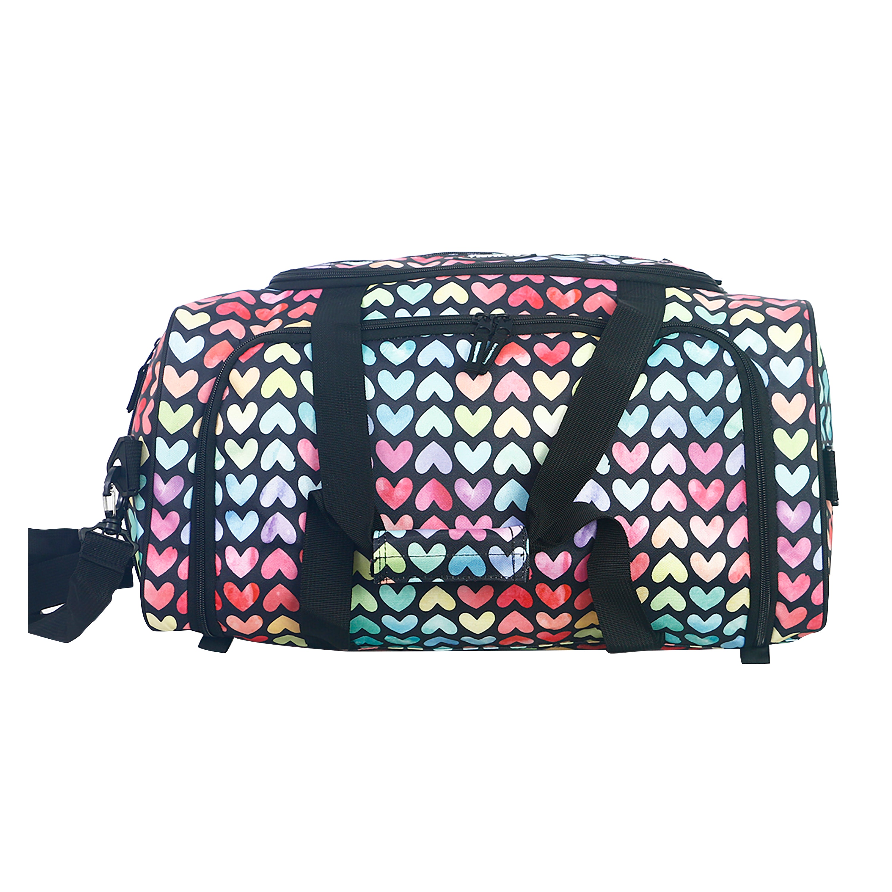 Colorful duffel bags on sale