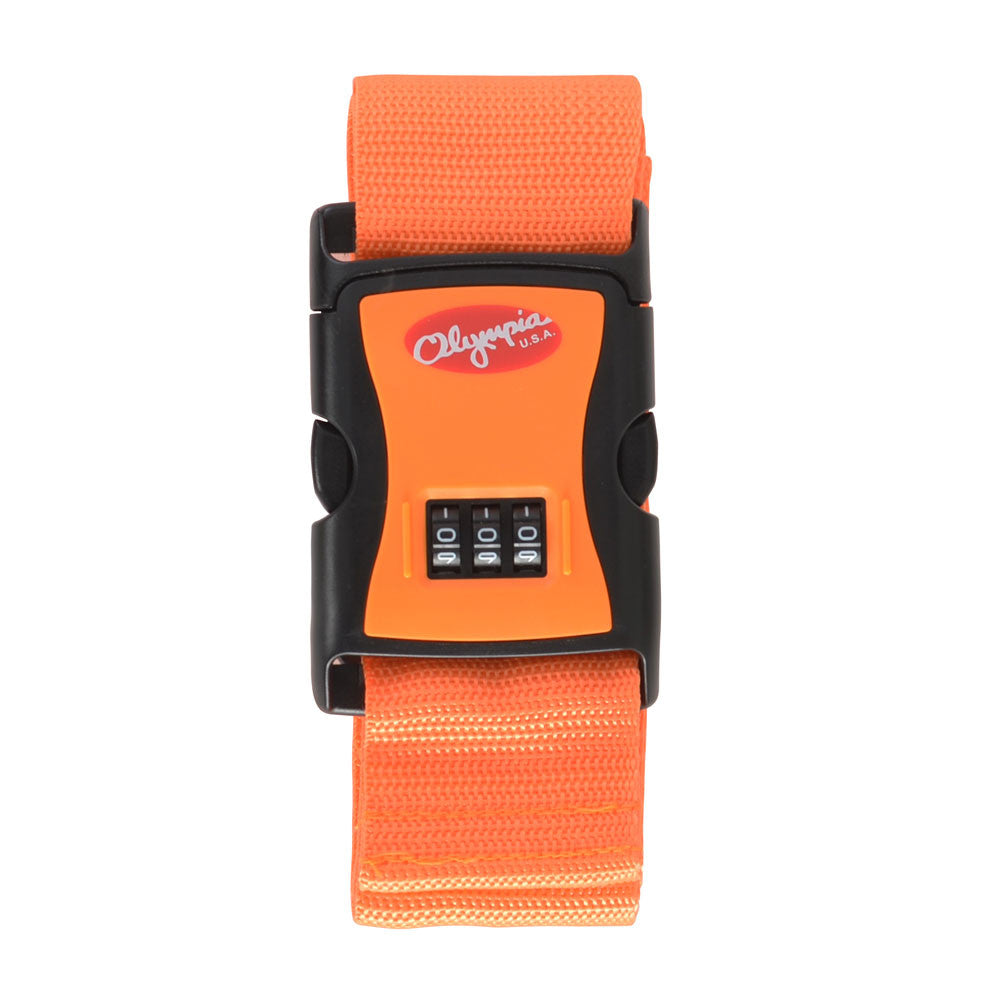 Adjustable 3 Dial Luggage Strap with High Impact ABS Fasteners